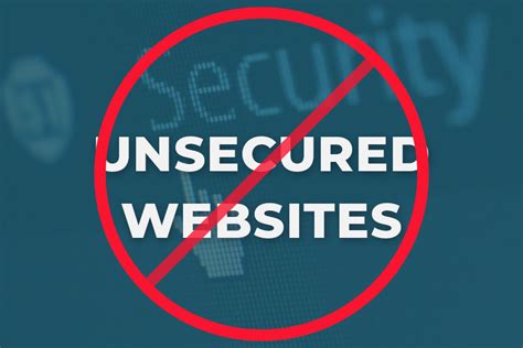 unsecured website threats.